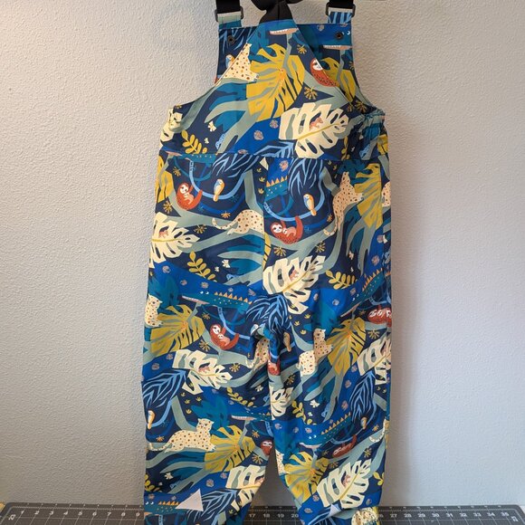 JAN & JUL Waterproof Rain Bib Pants Overalls - 4T - Picture 4 of 5